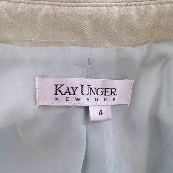 Vintage Kay Unger Silk Blend Jacket 4 - Picture 10 of 13